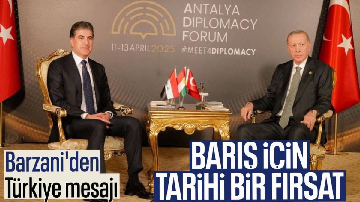 IKBY Başkanı Barzani’den Türkiye açıklaması: Tarihi bir imkan ve süreç