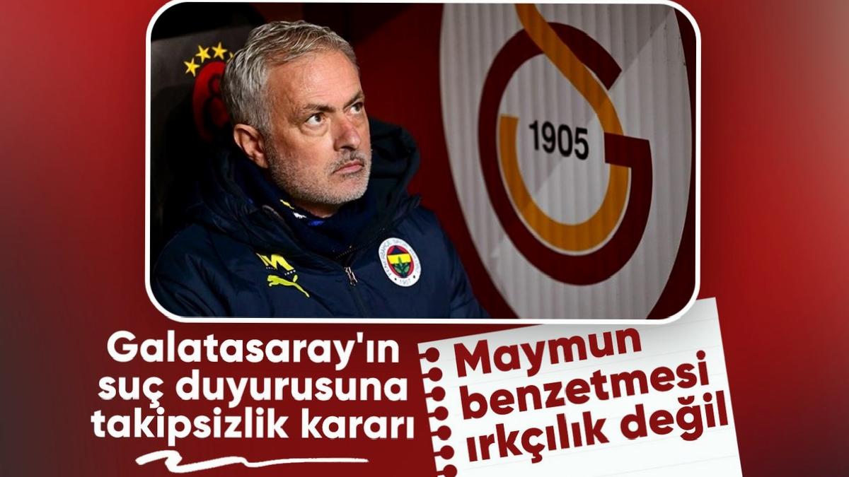 Irkçılıkla suçlanan Jose Mourinho’ya takipsizlik kararı
