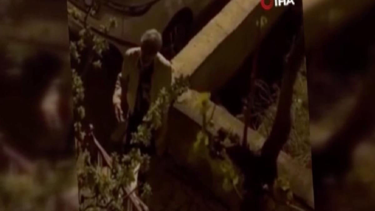 Isparta’da yaralı bir adam gece yarısı zillere basarak yardım istedi
