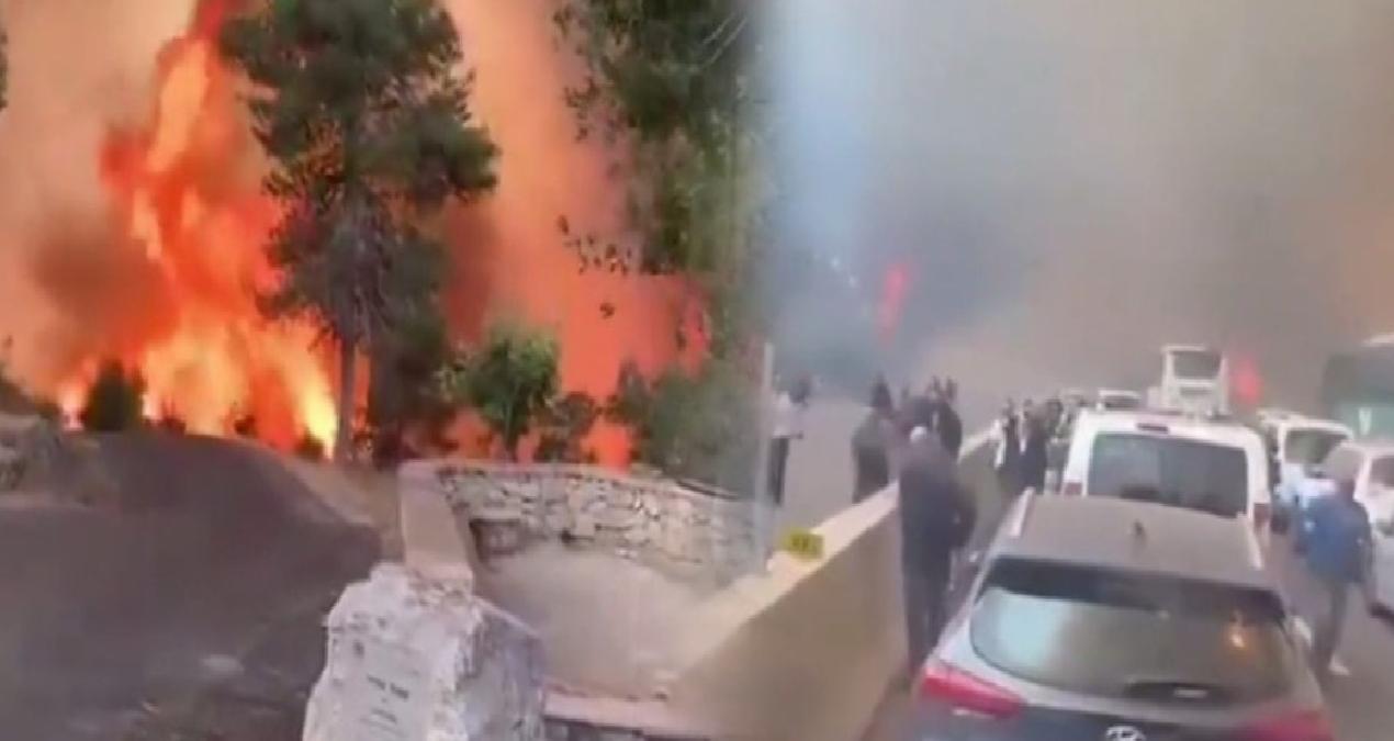 İsrail’deki orman yangınları, ulusal bayramın iptal edilmesine sebep oldu: Yerleşim yerleri boşaltıldı