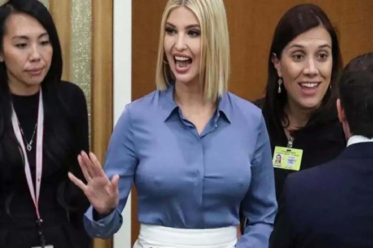 Ivanka Trump okyanusta dalgalarla mücadele etti