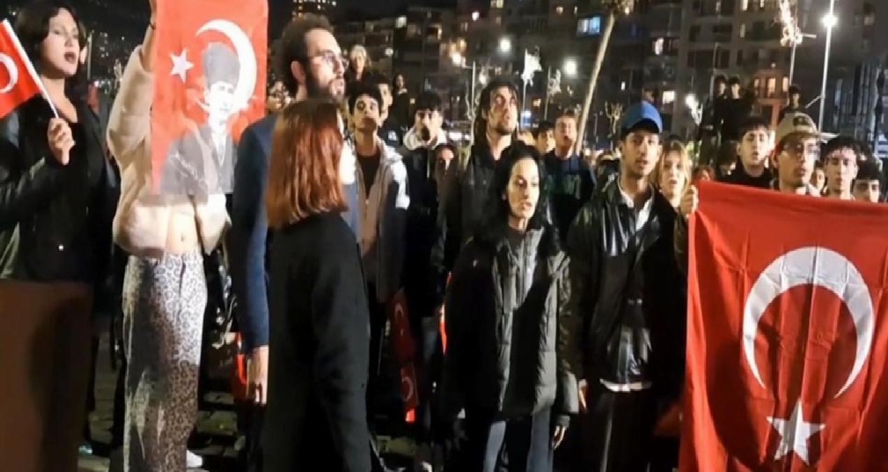 İzmir’de eylem yapmak isteyen gençlere polis engeli