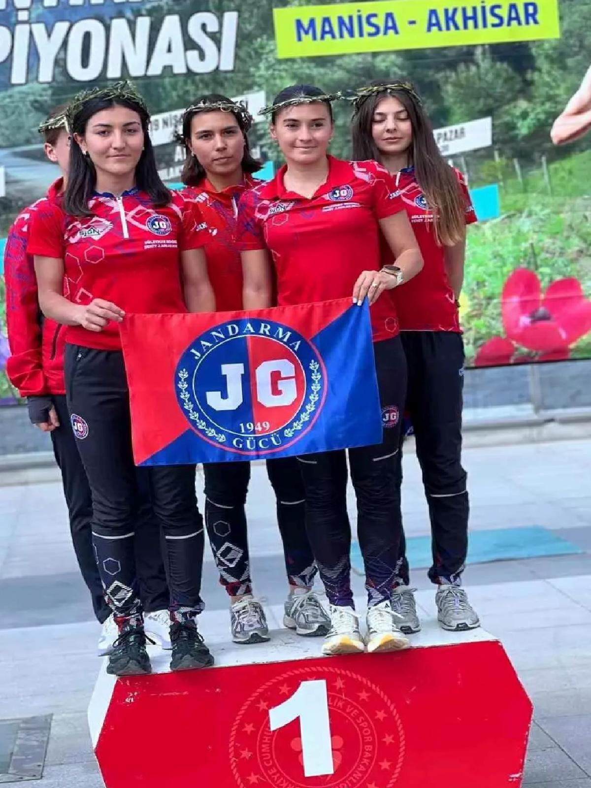 Jandarma Gücü Oryantiring’de Şampiyon