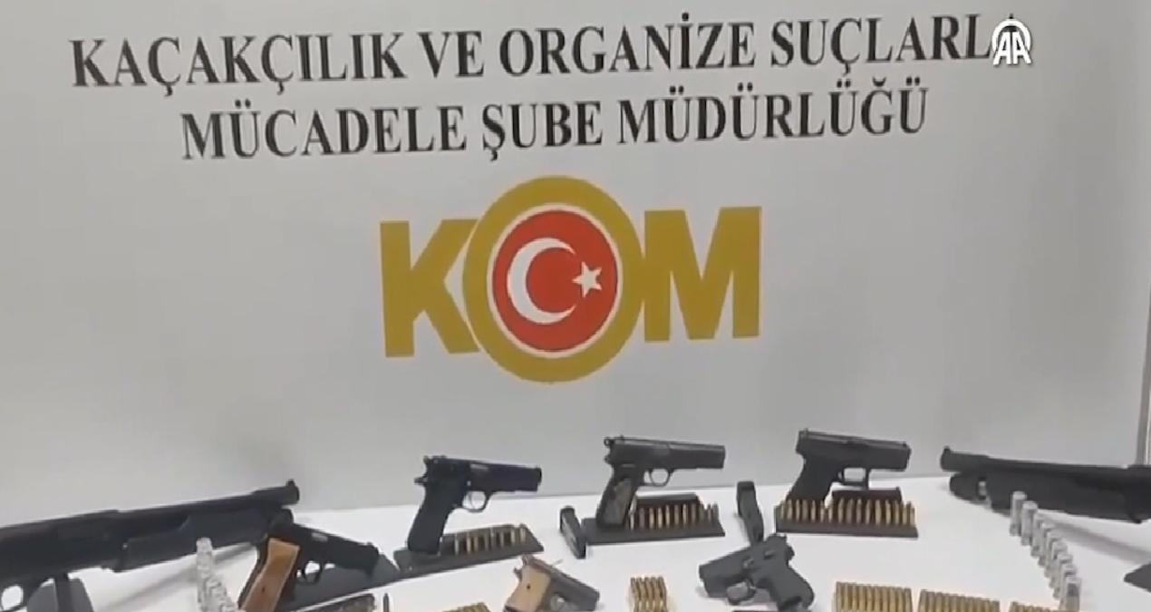 Kaçak silah ticareti operasyonunda 2 gözaltı