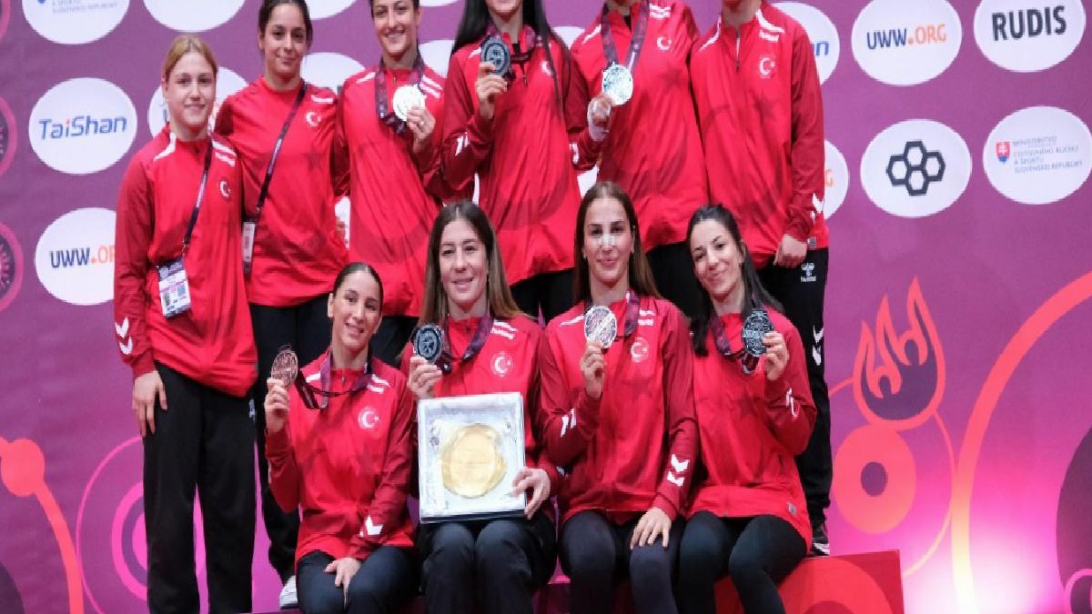 Kadın Güreş A Milli Takımı, Avrupa ikincisi oldu