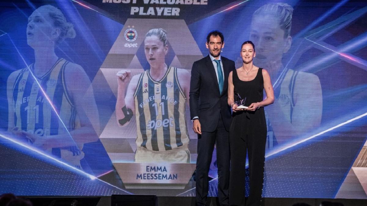 Kadınlar EuroLeague’in en değerli oyuncusu Fenerbahçeli Emma Meesseman seçildi
