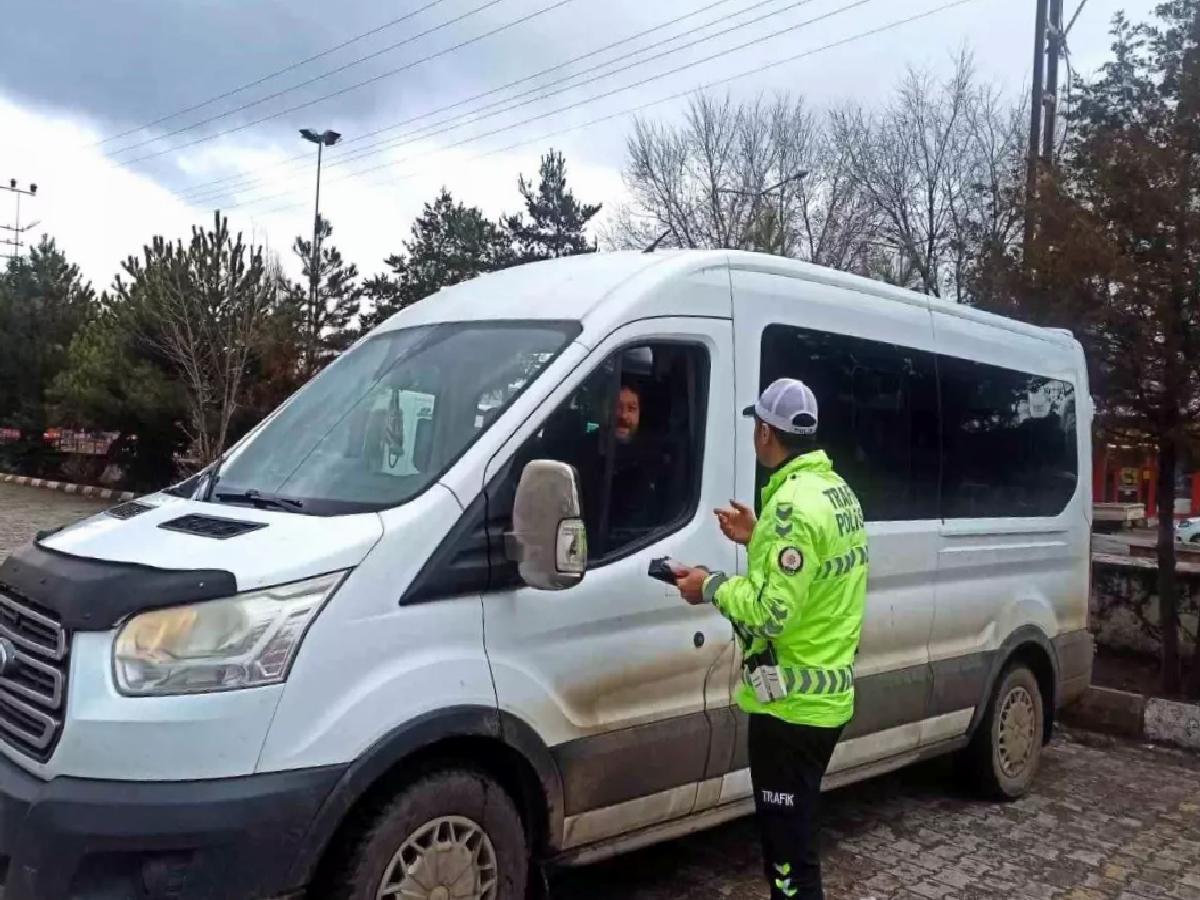Kars’ta Öğrenci Servisleri Denetim Altında