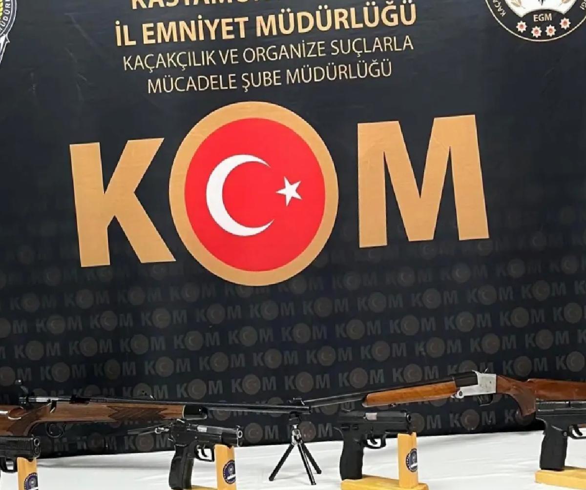 Kastamonu’da Silah Kaçakçılığına Operasyon