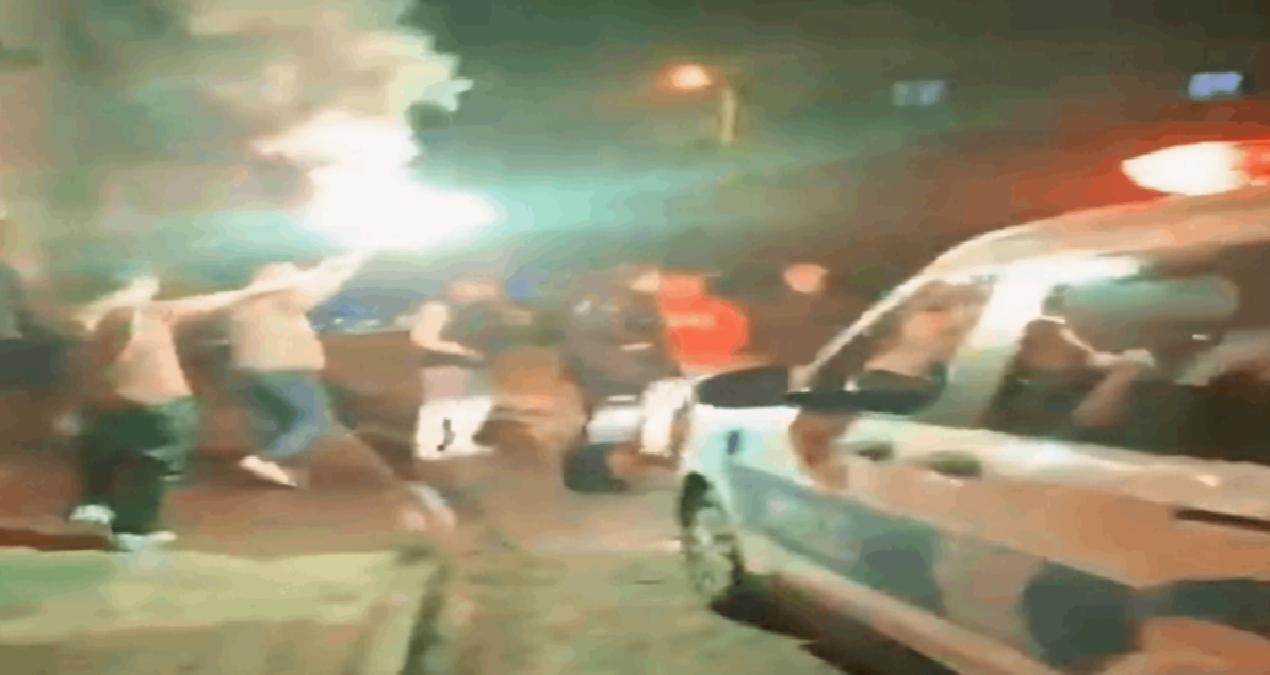 Kavga ihbarına giden polis ekibi sürprizle karşılandı