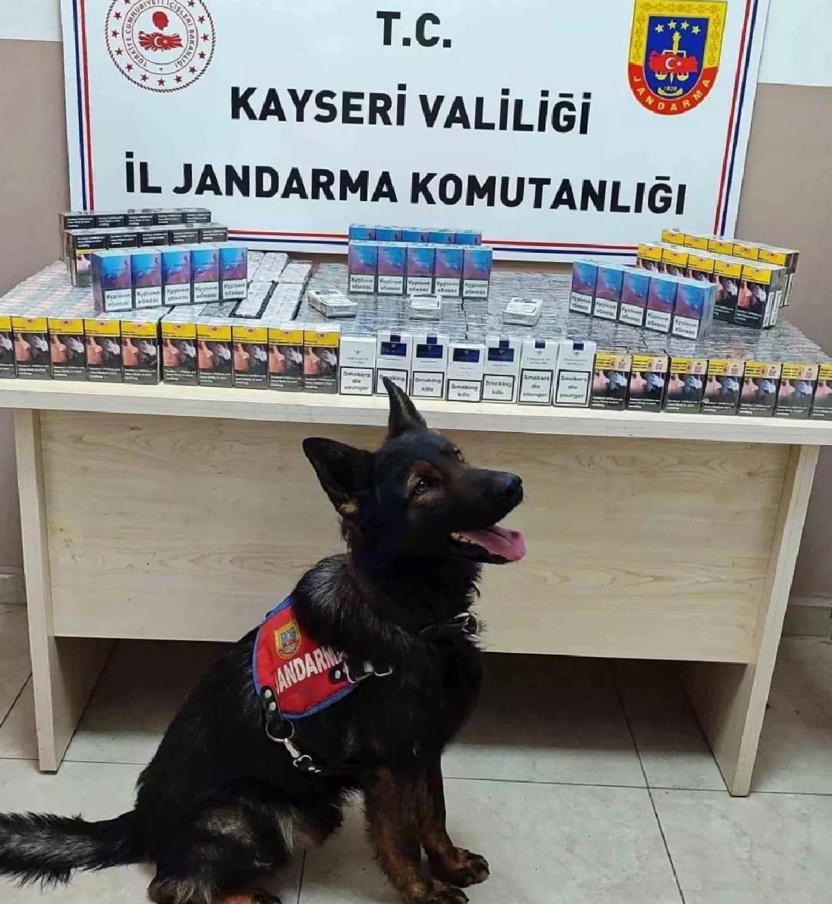 Kayseri’de 670 Paket Kaçak Sigara Ele Geçirildi