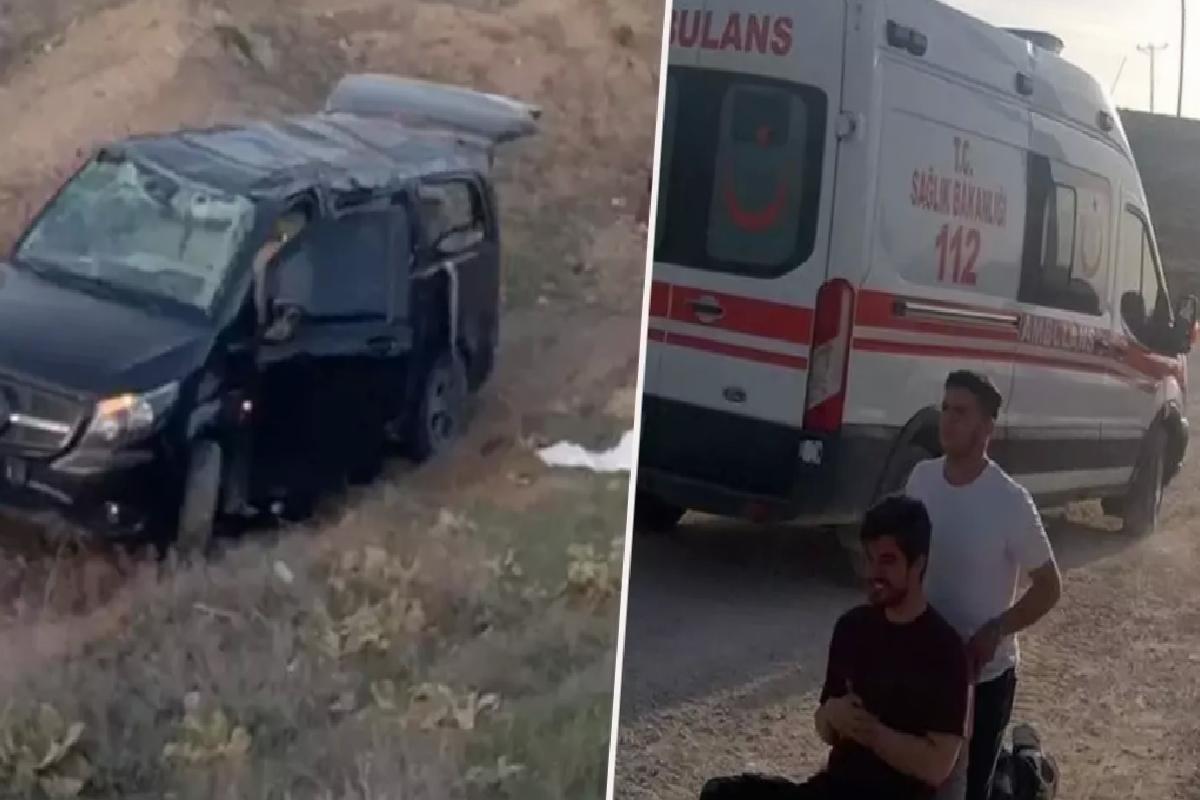 Kaza geçiren ünlü oyuncudan ilk görüntüler