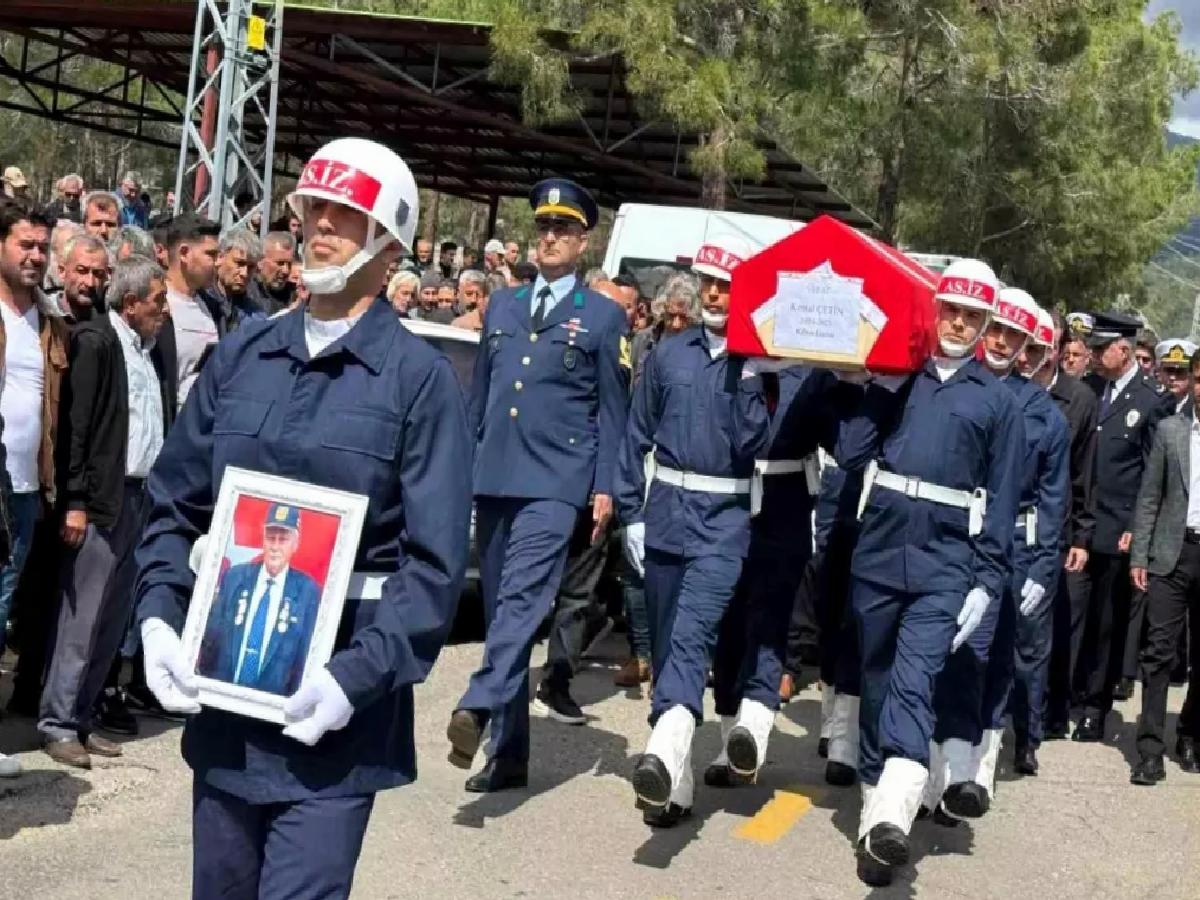 Kıbrıs Gazisi Kemal Çetin Son Yolculuğuna Uğurlandı