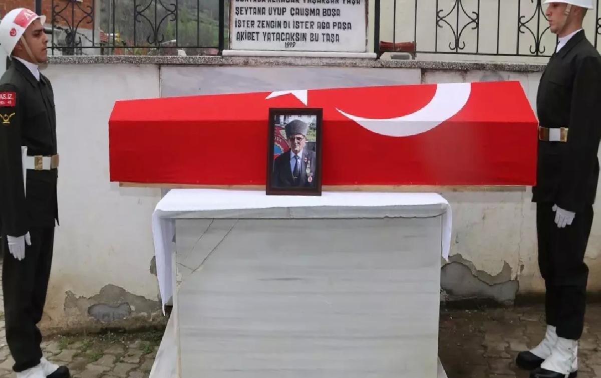 Kıbrıs Gazisi Niyazi Ceylan Son Yolculuğuna Uğurlandı