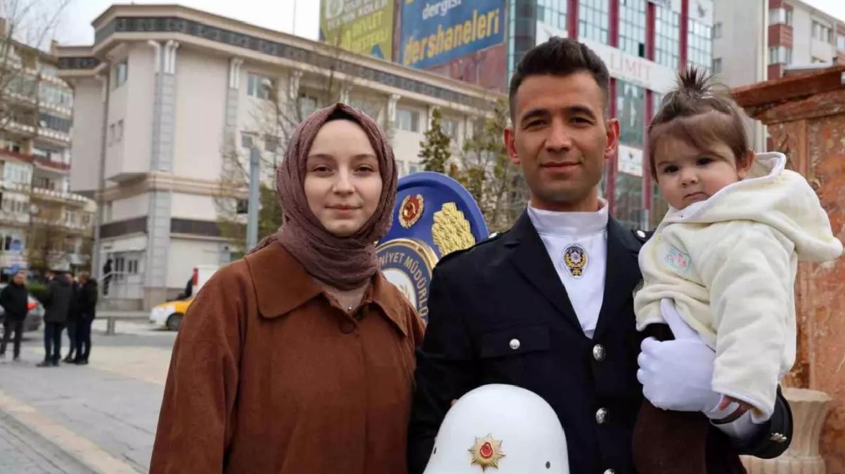 Kırşehir’de 9 Aylık Beren Bebek Polis Töreninde Gözde Oldu