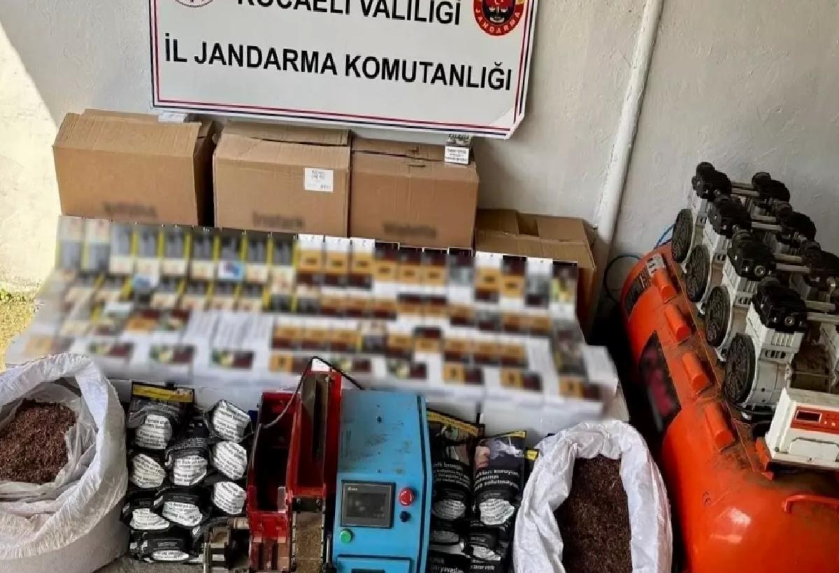 Kocaeli’de Kaçak Sigara Operasyonu: 8 Gözaltı