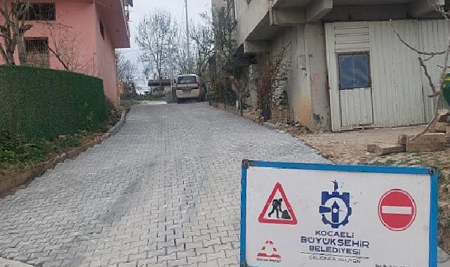 Körfez’in köylerine parke taşı döşeniyor