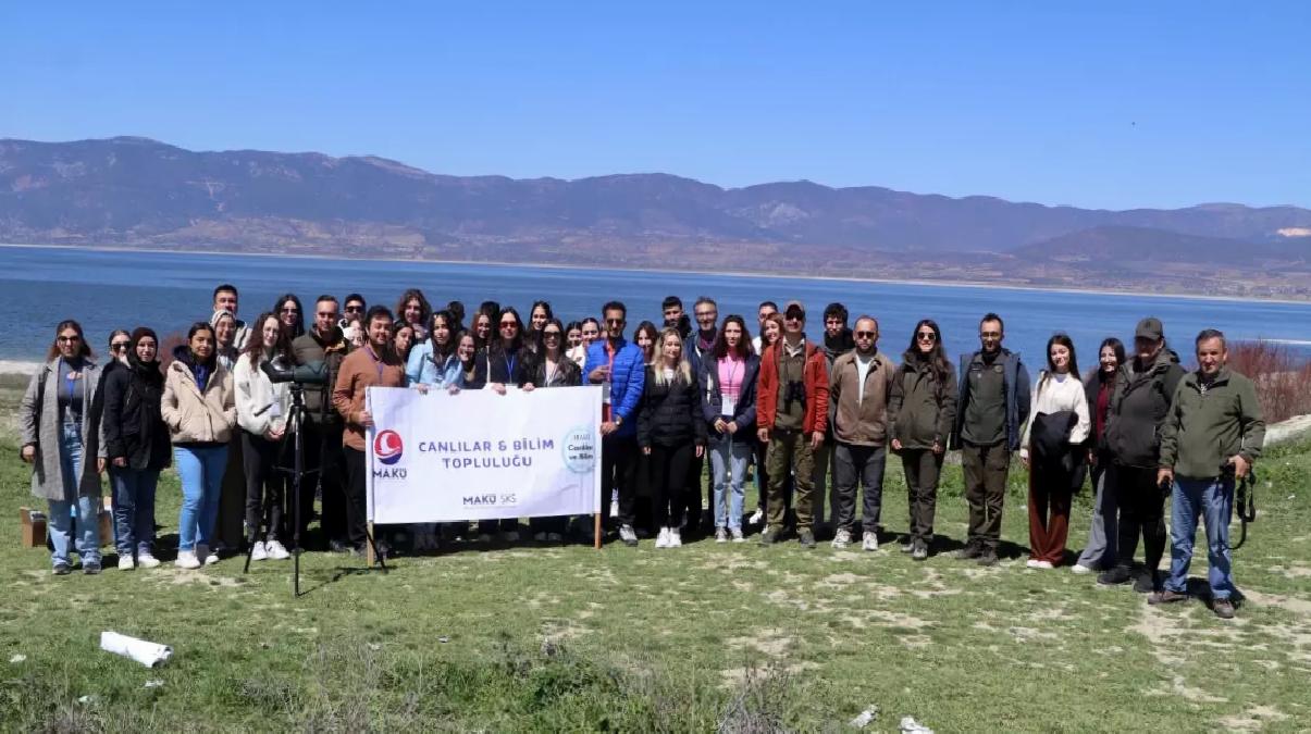 MAKÜ Öğrencileri Burdur Gölü’nde Limnoloji Dersi Uyguladı
