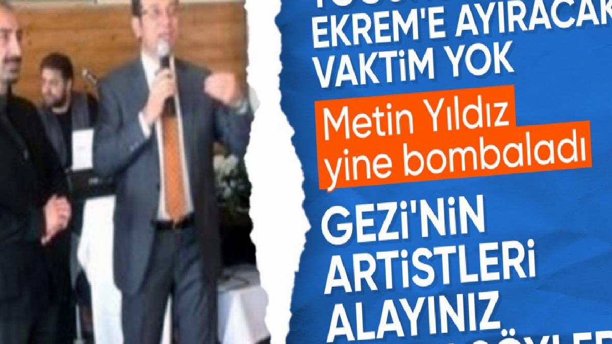 Metin Yıldız, Gezi Parkı’nda yaşananları anlattı: Ayşe Barım’ın rolüne dikkat çekti