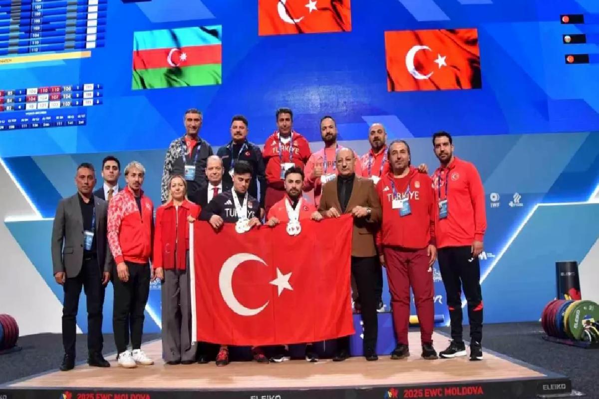 Moldova’da Halter Şampiyonasında 6 Madalya