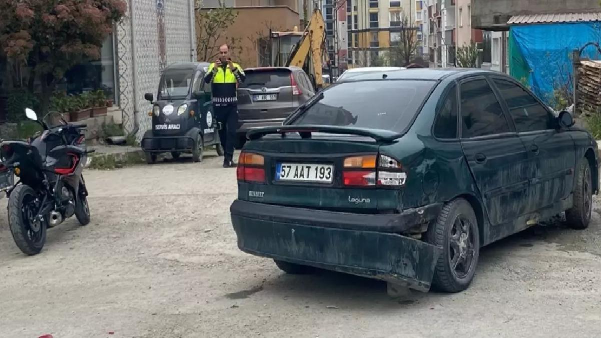 Motosiklet Otomobile Çarptı, Sürücü Yaralandı