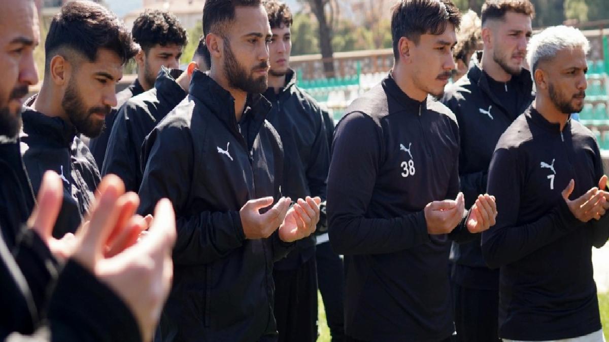 Muğlaspor, dua eşliğinde idmana çıktı