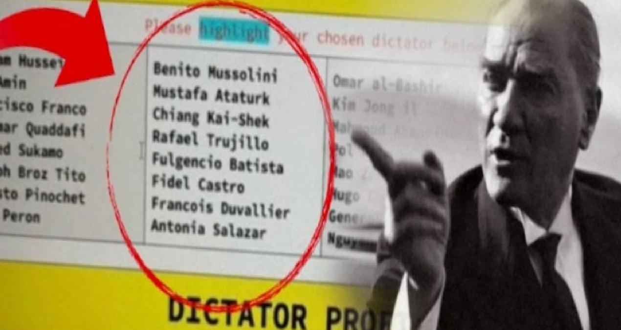 Mustafa Kemal Atatürk’ü, Diktatörler listesine koydular! Rezil ödevi gören Büyükelçilik harekete geçti