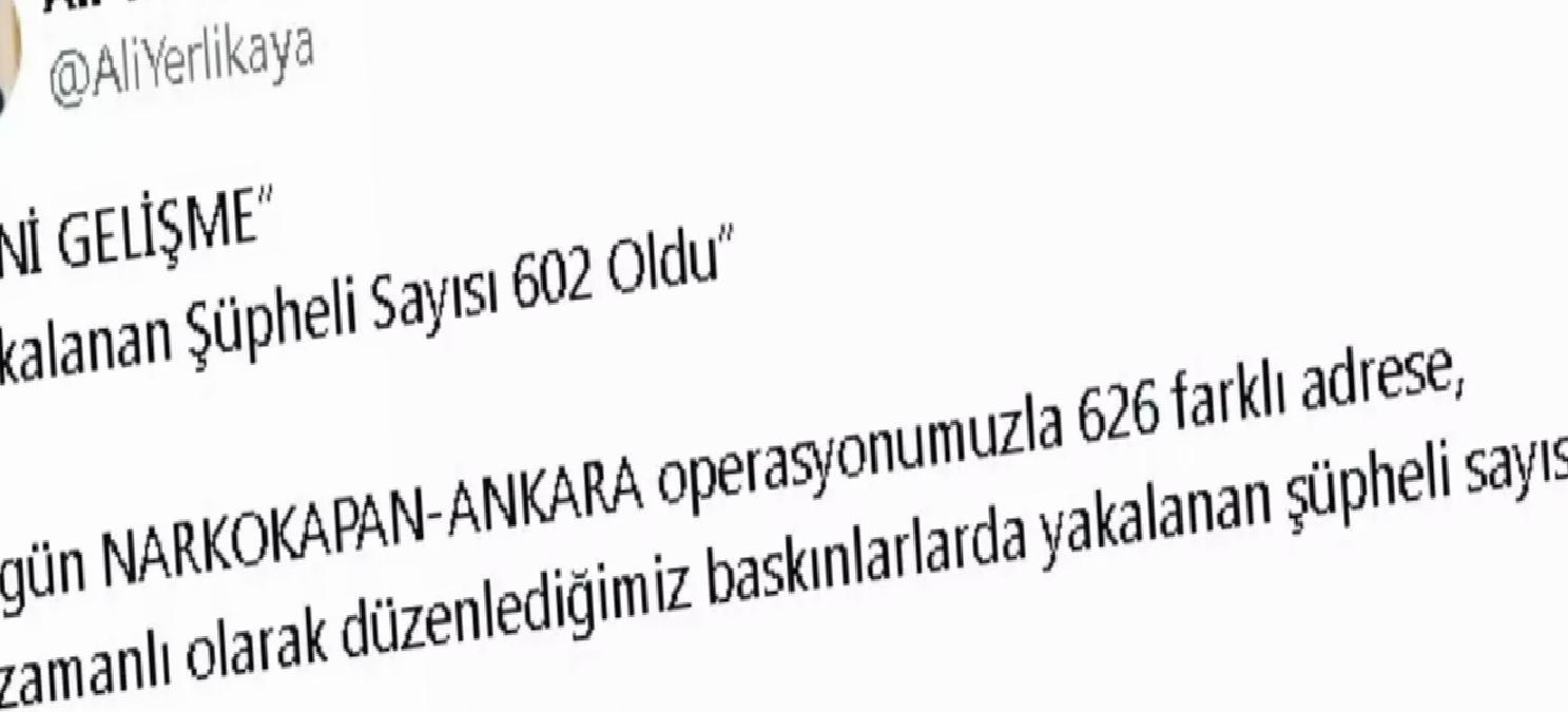 Narkokapan Operasyonu: 602 Şüpheli Yakalandı