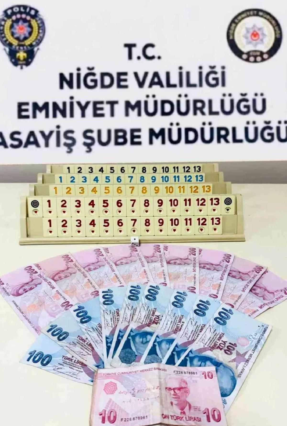 Niğde’de Kumar Operasyonu: 5 Gözaltı