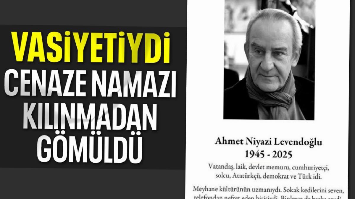 Oyuncu Ahmet Levendoğlu son yolculuğuna uğurlandı