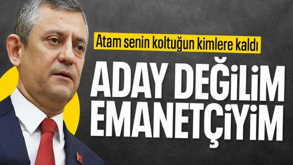 Özgür Özel: Cumhurbaşkanlığına adaylık niyetim yok