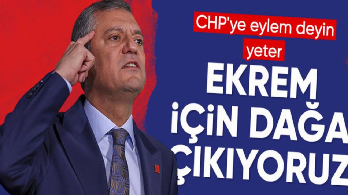 Özgür Özel: Ekrem Başkan için Ağrı Dağı’nda da miting yapacağız