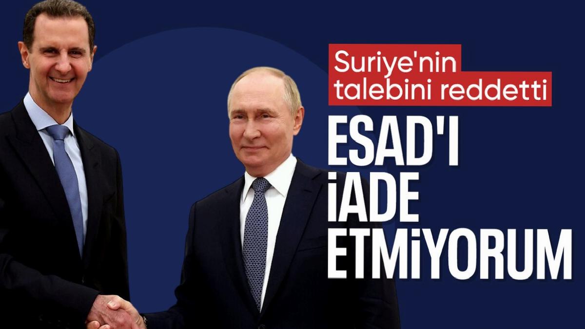Rusya, Suriye’nin Beşar Esad’ın iadesine yönelik talebini reddetti