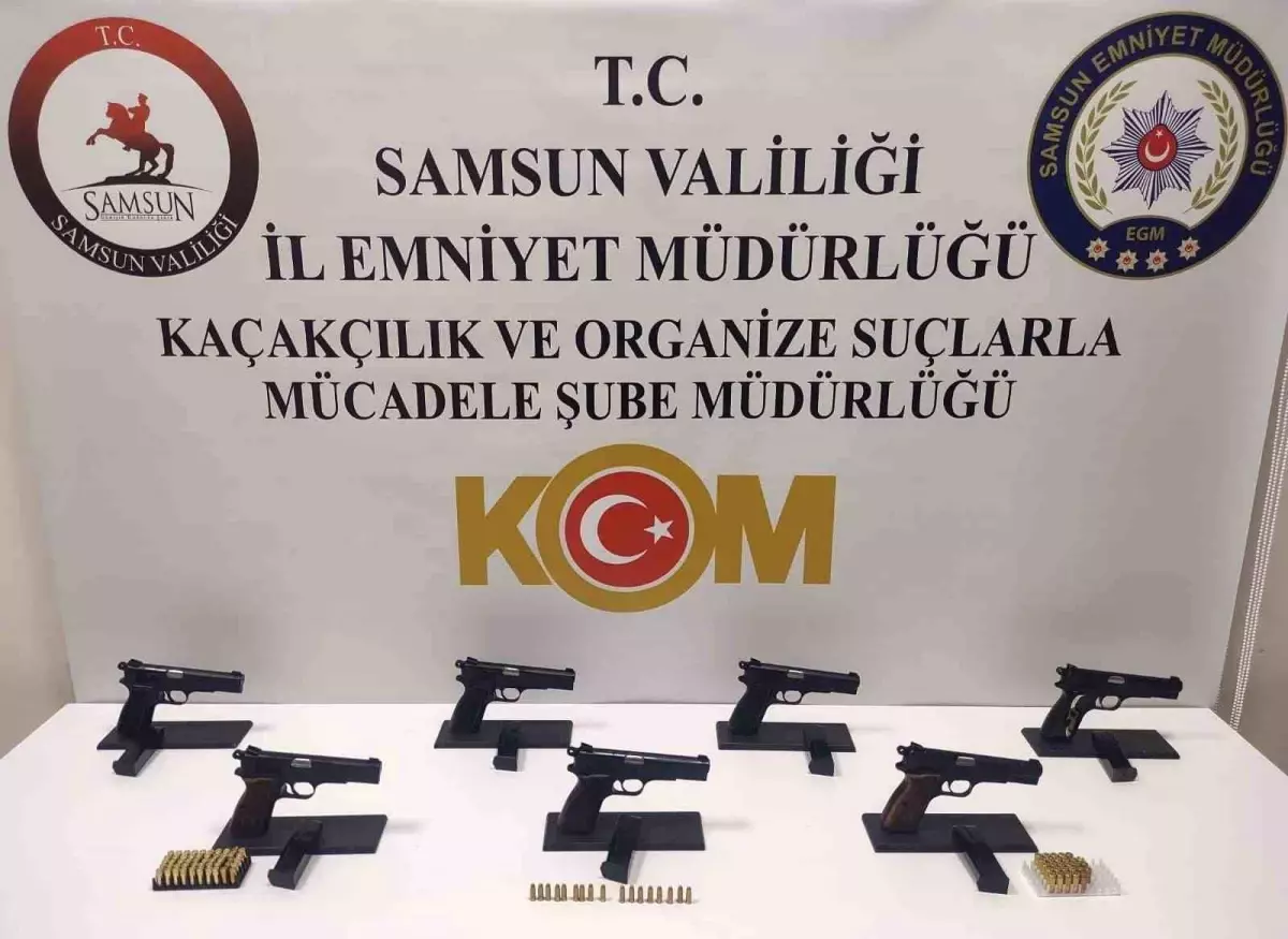 Samsun’da Ruhsatsız Silah Operasyonu