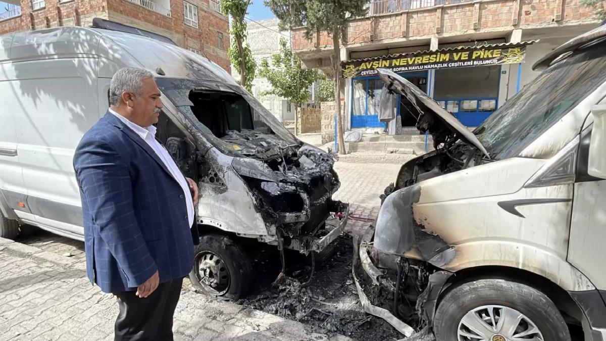 Şanlıurfa’da 9 Araç Kundaklandı