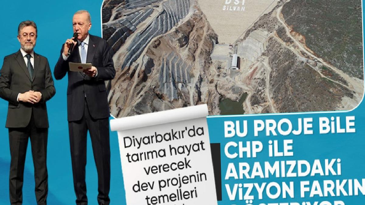 Silvan Sulama Tüneli’nde kazı başlıyor: Cumhurbaşkanı Erdoğan canlı bağlantıyla katıldı