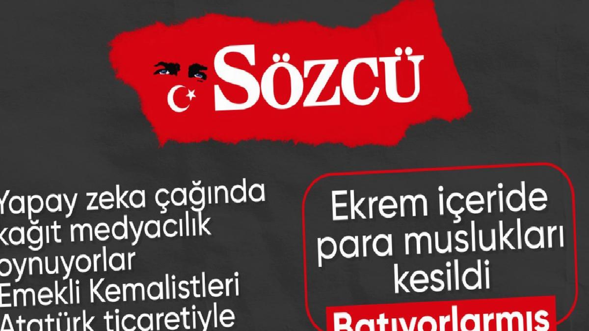 Sözcü gazetesi zam kararı aldı