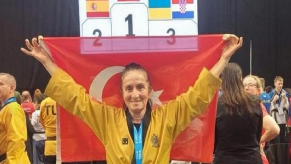 Süper Babaanne Yalçın, Avrupa’dan bronz madalyayla döndü