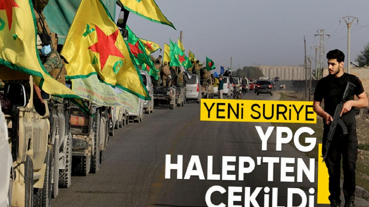 Suriye’de SDG anlaşmasından sonra PKK/YPG’li teröristler Halep’ten çekiliyor