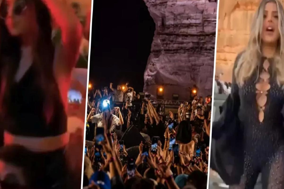 Suudi Arabistan’da Hicr bölgesinde düzenlenen parti tepki çekti