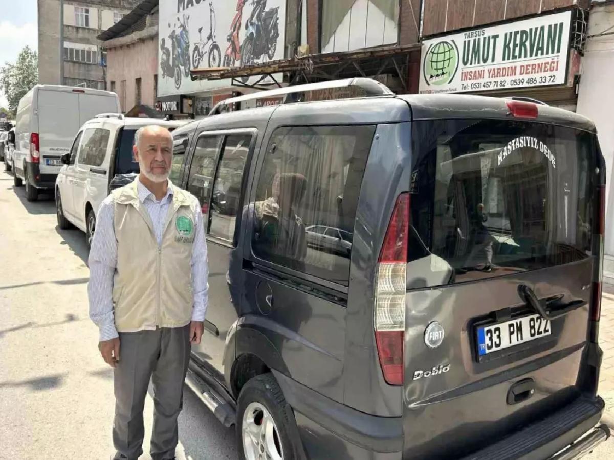 Tarsus’tan Gazze’ye Araç Bağışı