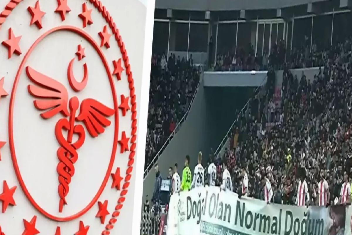 Tartışma yaratan pankartın ardından Sağlık Bakanlığı’ndan ‘normal doğum’ açıklaması