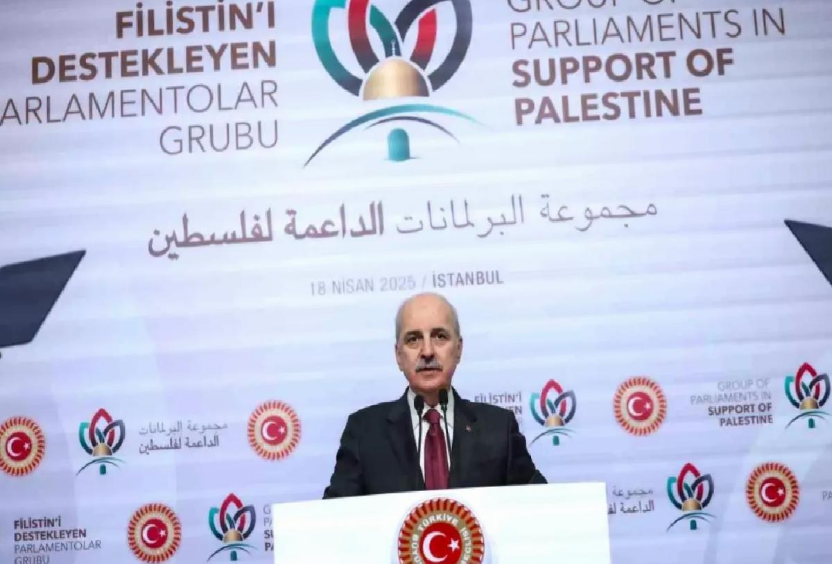 TBMM Başkanı Kurtulmuş, İstanbul’da Filistin’i Destekleyen Parlamentolar Grubu Toplantısında konuştu Açıklaması