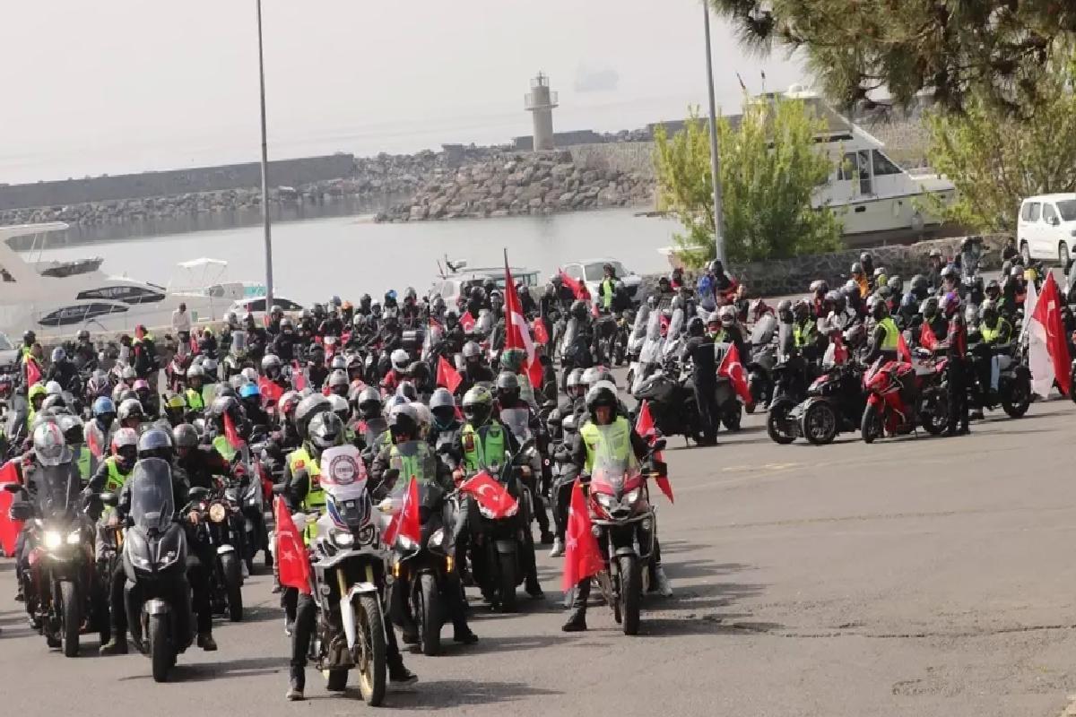 Tekirdağ’da Motosiklet Turu