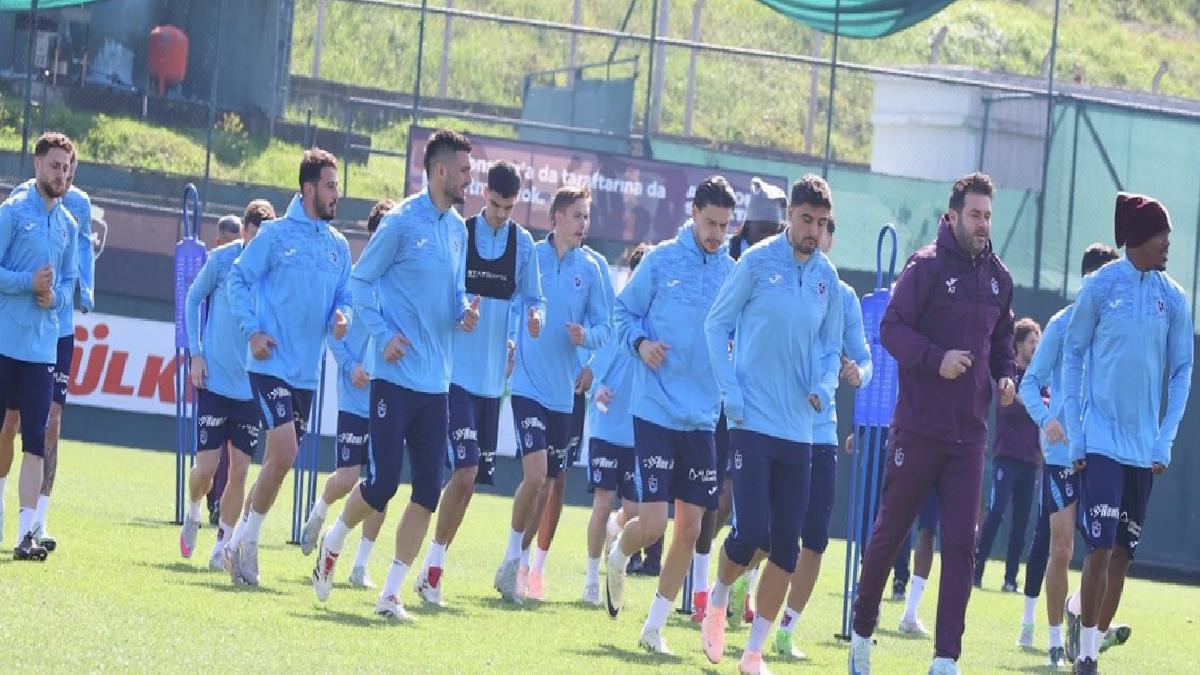 Trabzonspor, Adana Demirspor maçının hazırlıklarını sürdürdü