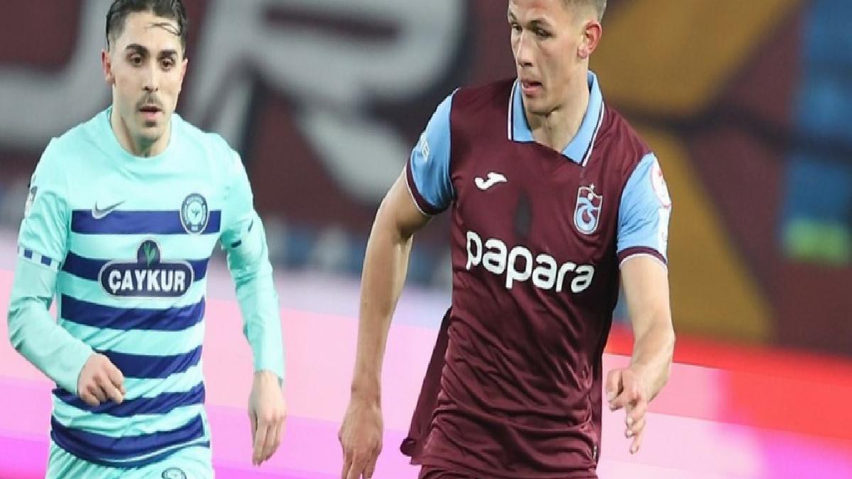 Trabzonspor – Rizespor maçının ilk 11’leri