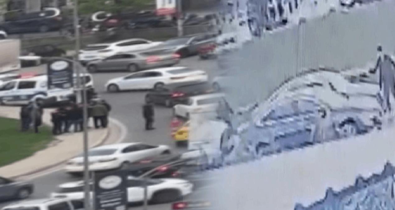 Trafikte tartıştığı sürücüye ateş açıp kaçtı; o anlar kamerada