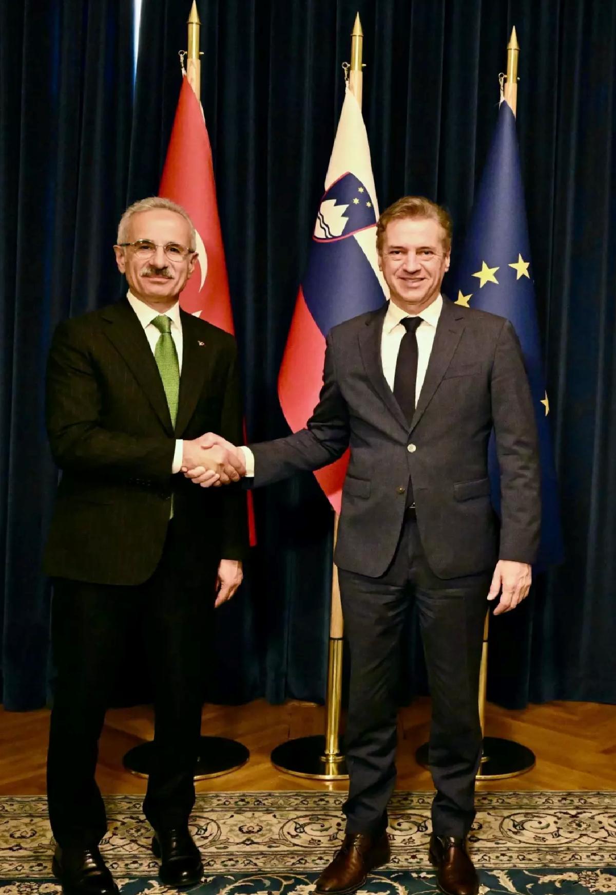 Türk Bakan Uraloğlu, Slovenya’da Demiryolu Projelerini İnceledi