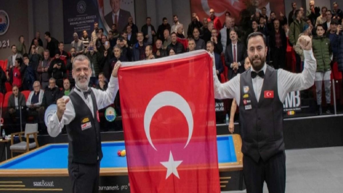 Türk takımı 3 bant bilardoda Avrupa şampiyonu