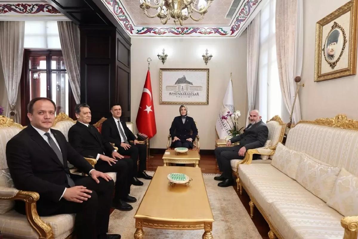 Türkmen Büyükelçi Afyonkarahisar’da Ziyaretlerde Bulundu