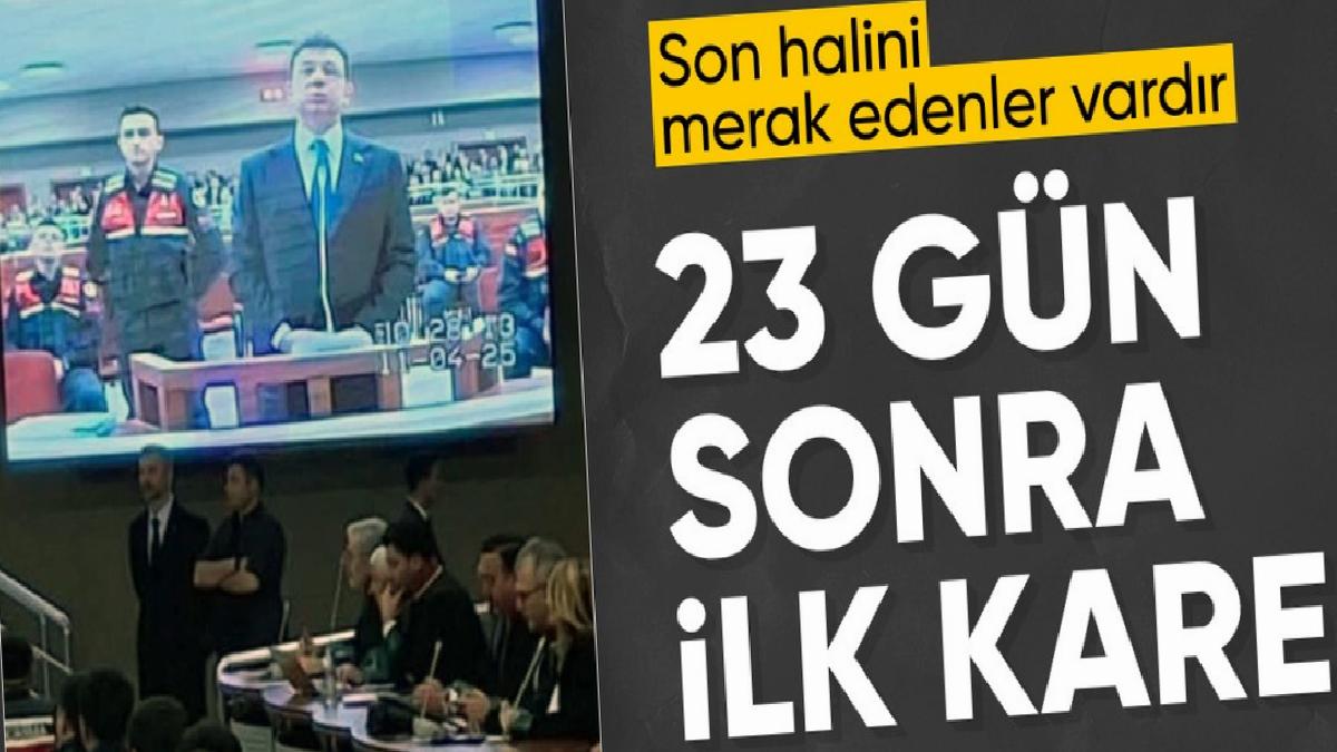 Tutuklu Ekrem İmamoğlu’un yargılandığı mahkemeden ilk görüntü